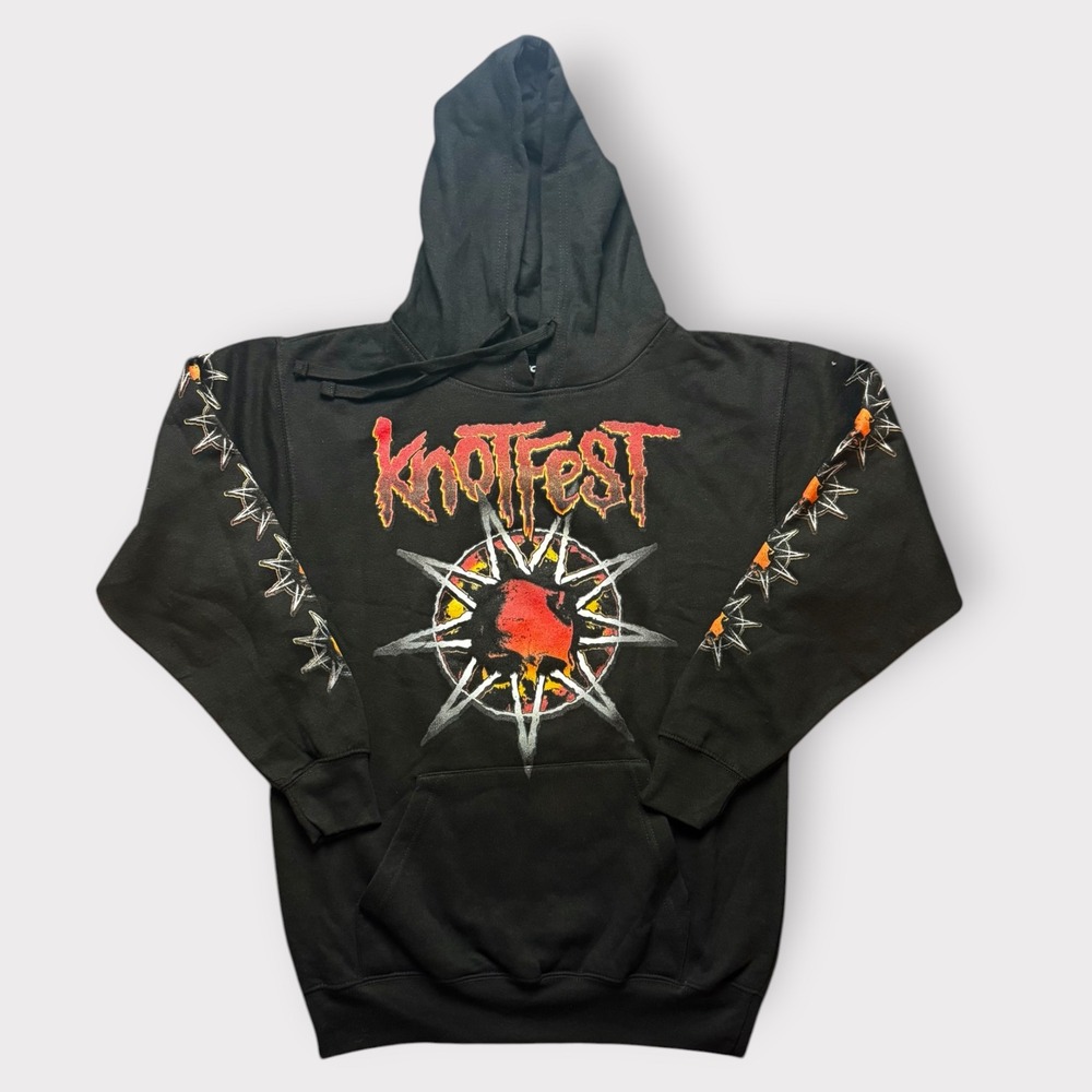 Knotfest Roadshow 2022 Hoodie Mens‎ Small Black Slipknot Concert Tour Pullover